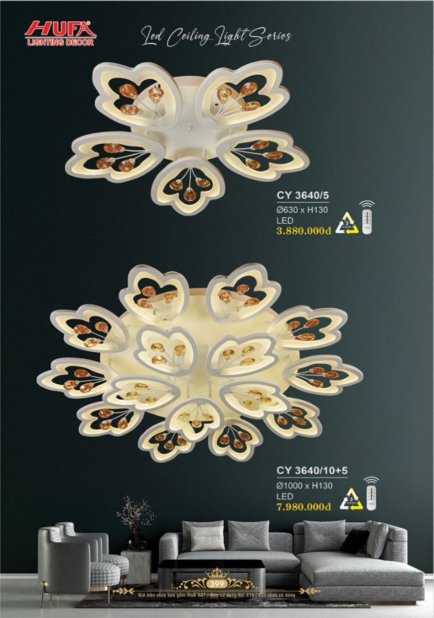 Bảng giá đèn trang trí HUFA